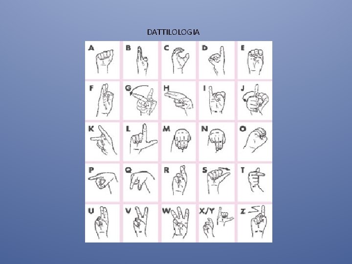 DATTILOLOGIA 