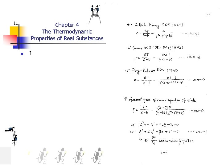 11 Chapter 4 Thermodynamic Properties of Real Substances n 1 