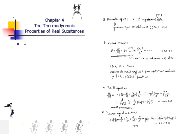 12 Chapter 4 Thermodynamic Properties of Real Substances n 1 