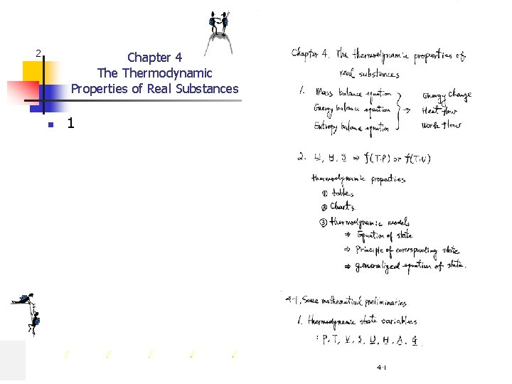 2 Chapter 4 Thermodynamic Properties of Real Substances n 1 