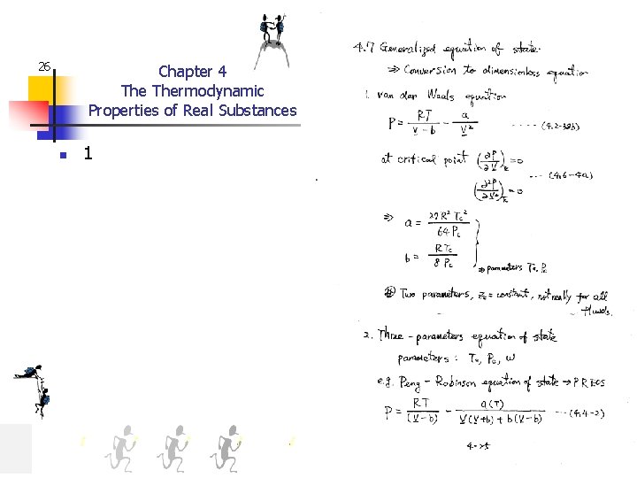 26 Chapter 4 Thermodynamic Properties of Real Substances n 1 