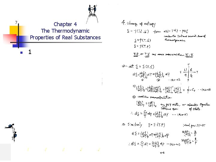 7 Chapter 4 Thermodynamic Properties of Real Substances n 1 