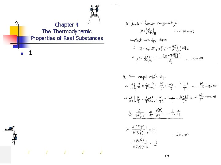 9 Chapter 4 Thermodynamic Properties of Real Substances n 1 