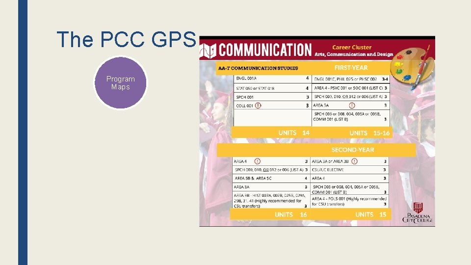 The PCC GPS Program Maps 
