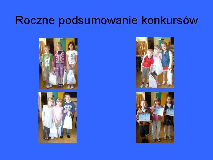 Roczne podsumowanie konkursów 