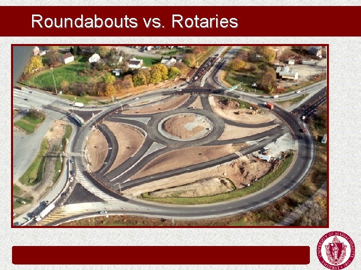 Roundabouts vs. Rotaries Roundabouts vs. Rotaries