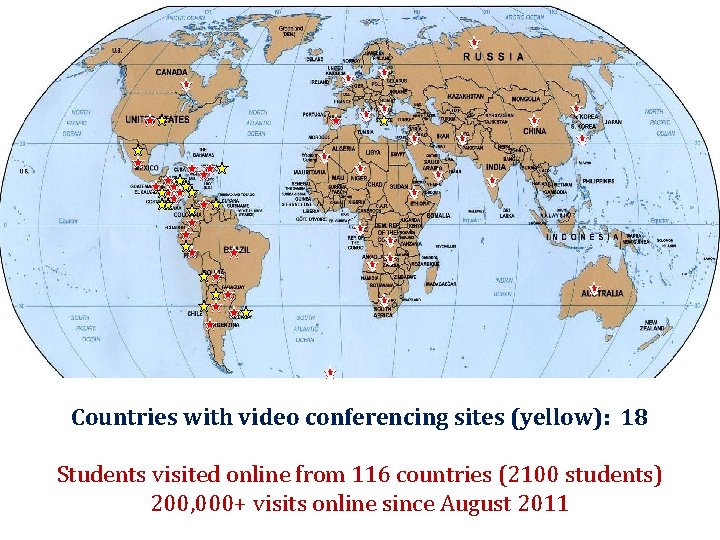 v v Valenci a, Spain v v v v v Countries with video conferencing