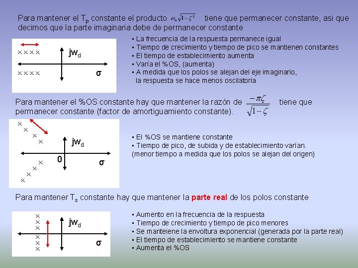 Para mantener el Tp constante el producto tiene que permanecer constante, asi que decimos Para mantener el Tp constante el producto tiene que permanecer constante, asi que decimos