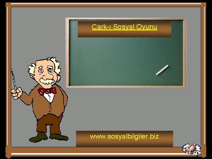 Çark-ı Sosyal Oyunu www. sosyalbilgiler. biz 