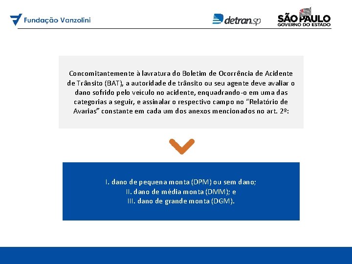 Concomitantemente à lavratura do Boletim de Ocorrência de Acidente de Trânsito (BAT), a autoridade