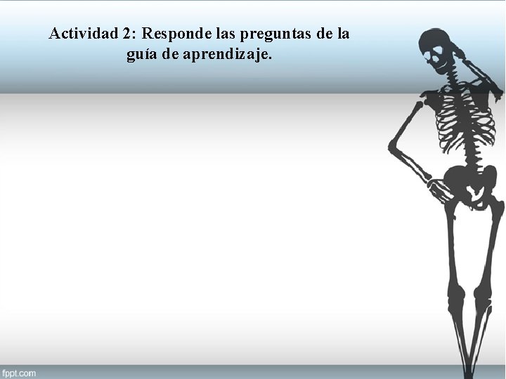 Actividad 2: Responde las preguntas de la guía de aprendizaje. 