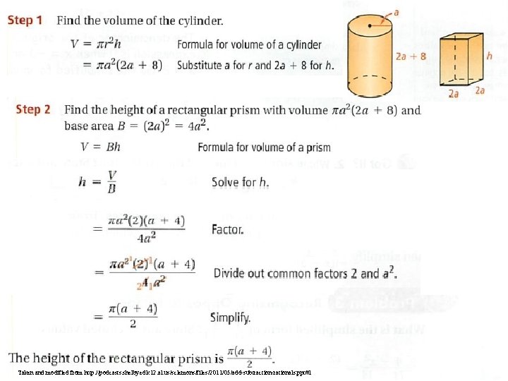 Taken and modified from http: //podcasts. shelbyed. k 12. al. us/sclemons/files/2011/05/add-subtraction-rationals. ppt#1 Taken and modified from http: //podcasts. shelbyed. k 12. al. us/sclemons/files/2011/05/add-subtraction-rationals. ppt#1