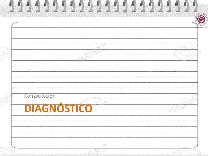 Computación DIAGNÓSTICO 