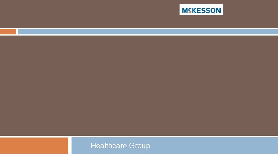 MCKESSON (MCK) Healthcare Group 