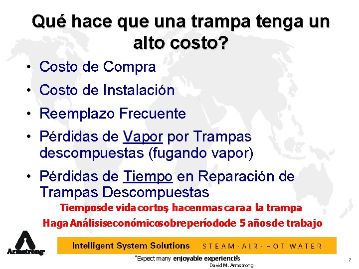 Qué hace que una trampa tenga un alto costo? • Costo de Compra •