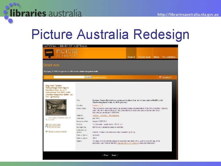 Picture Australia Redesign 