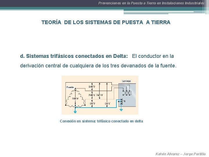 Prevenciones en la Puesta a Tierra en Instalaciones Industriales TEORÍA DE LOS SISTEMAS DE