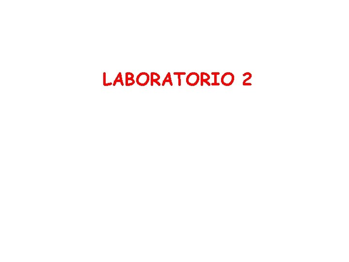 LABORATORIO 2 