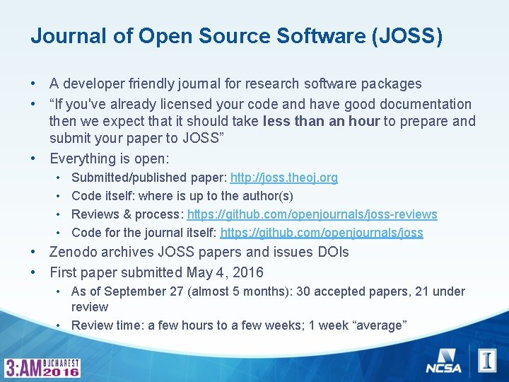 Journal of Open Source Software (JOSS) • A developer friendly journal for research software