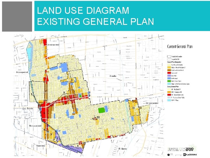 LAND USE DIAGRAM EXISTING GENERAL PLAN 