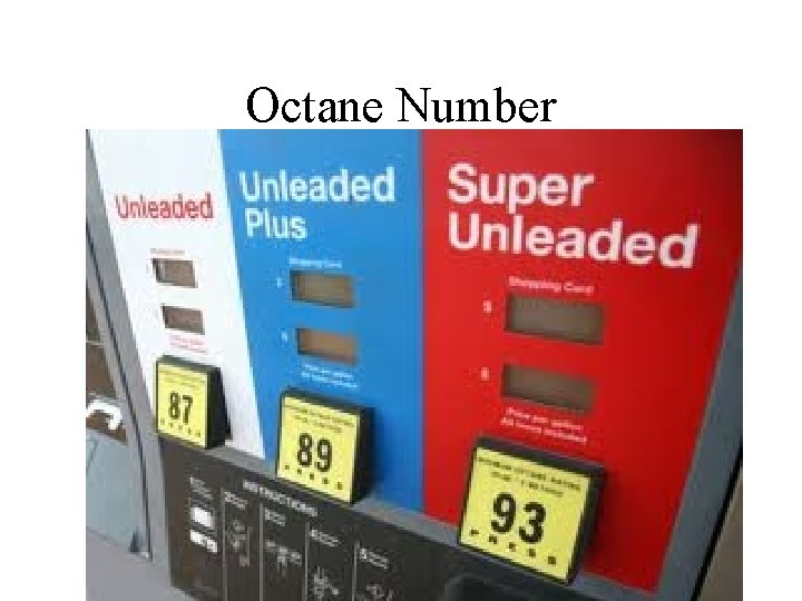 Octane Number 