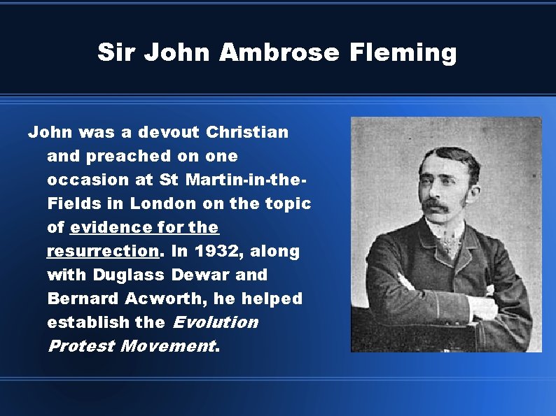 Sir John Ambrose Fleming Was Born On November