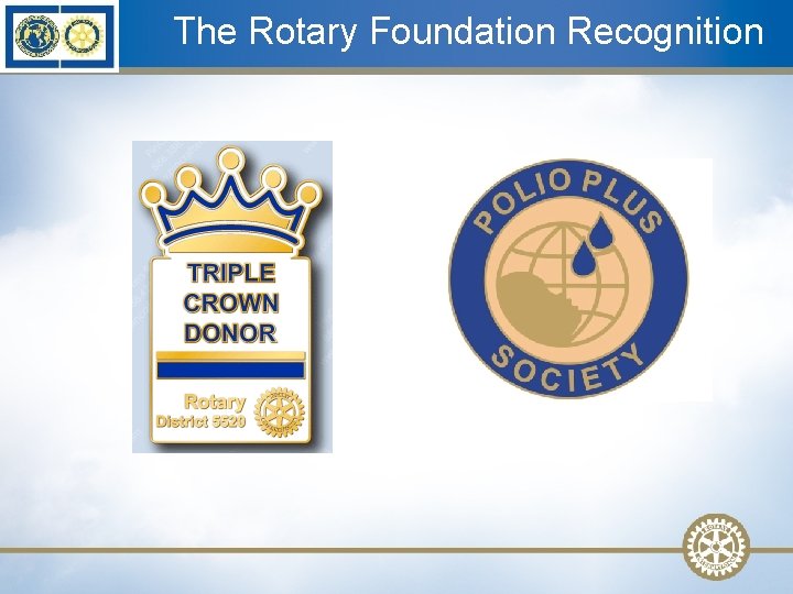 The Rotary Foundation Recognition 