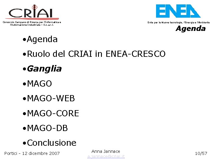 Consorzio Campano di Ricerca per l’Informatica e l’Automazione Industriale – S. c. a. r.