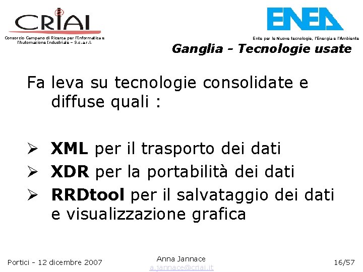 Consorzio Campano di Ricerca per l’Informatica e l’Automazione Industriale – S. c. a. r.