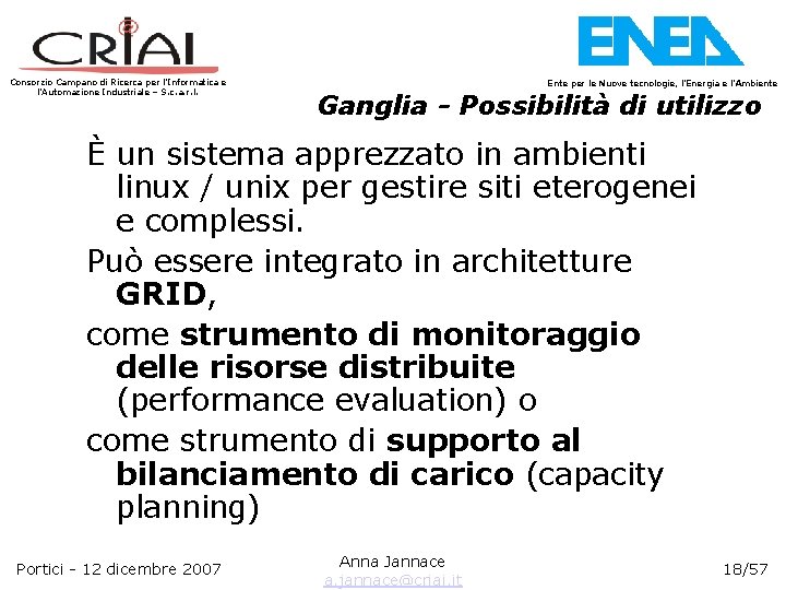 Consorzio Campano di Ricerca per l’Informatica e l’Automazione Industriale – S. c. a. r.