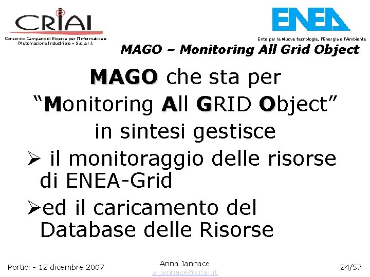 Consorzio Campano di Ricerca per l’Informatica e l’Automazione Industriale – S. c. a. r.