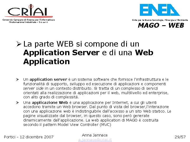 Consorzio Campano di Ricerca per l’Informatica e l’Automazione Industriale – S. c. a. r.