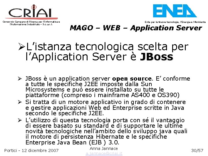 Consorzio Campano di Ricerca per l’Informatica e l’Automazione Industriale – S. c. a. r.