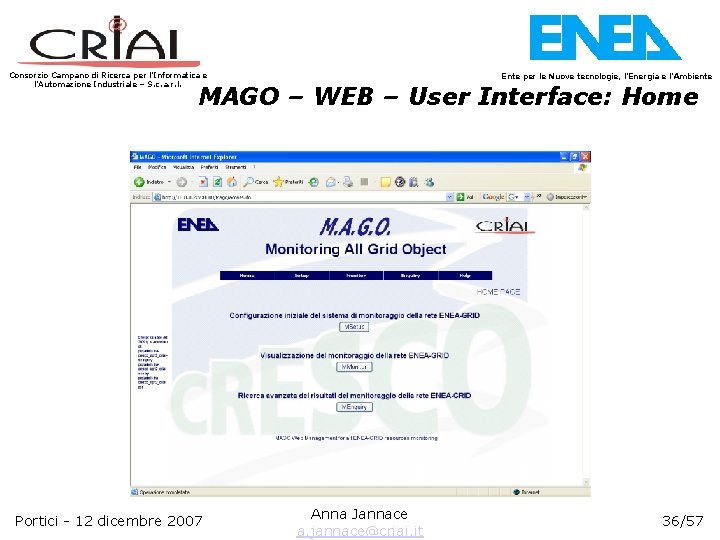 Consorzio Campano di Ricerca per l’Informatica e l’Automazione Industriale – S. c. a. r.