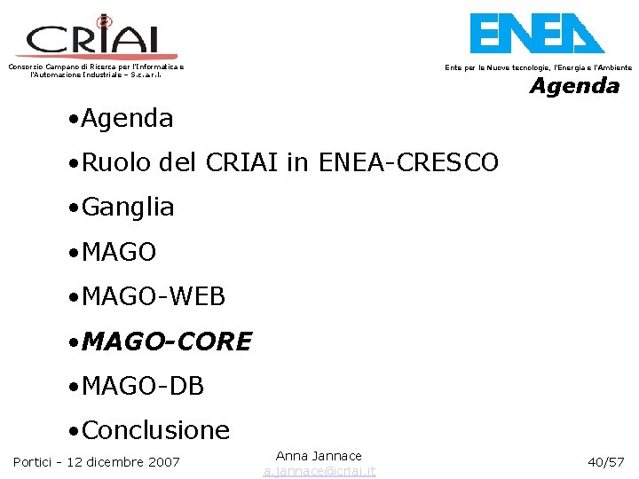 Consorzio Campano di Ricerca per l’Informatica e l’Automazione Industriale – S. c. a. r.