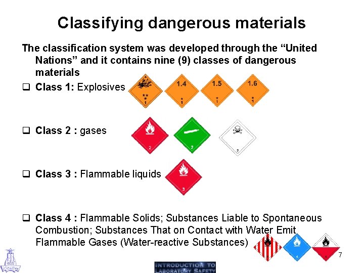 Chapter 8 Transportation of Dangerous Materials 1 q