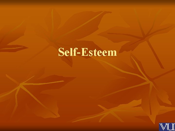 Self-Esteem 