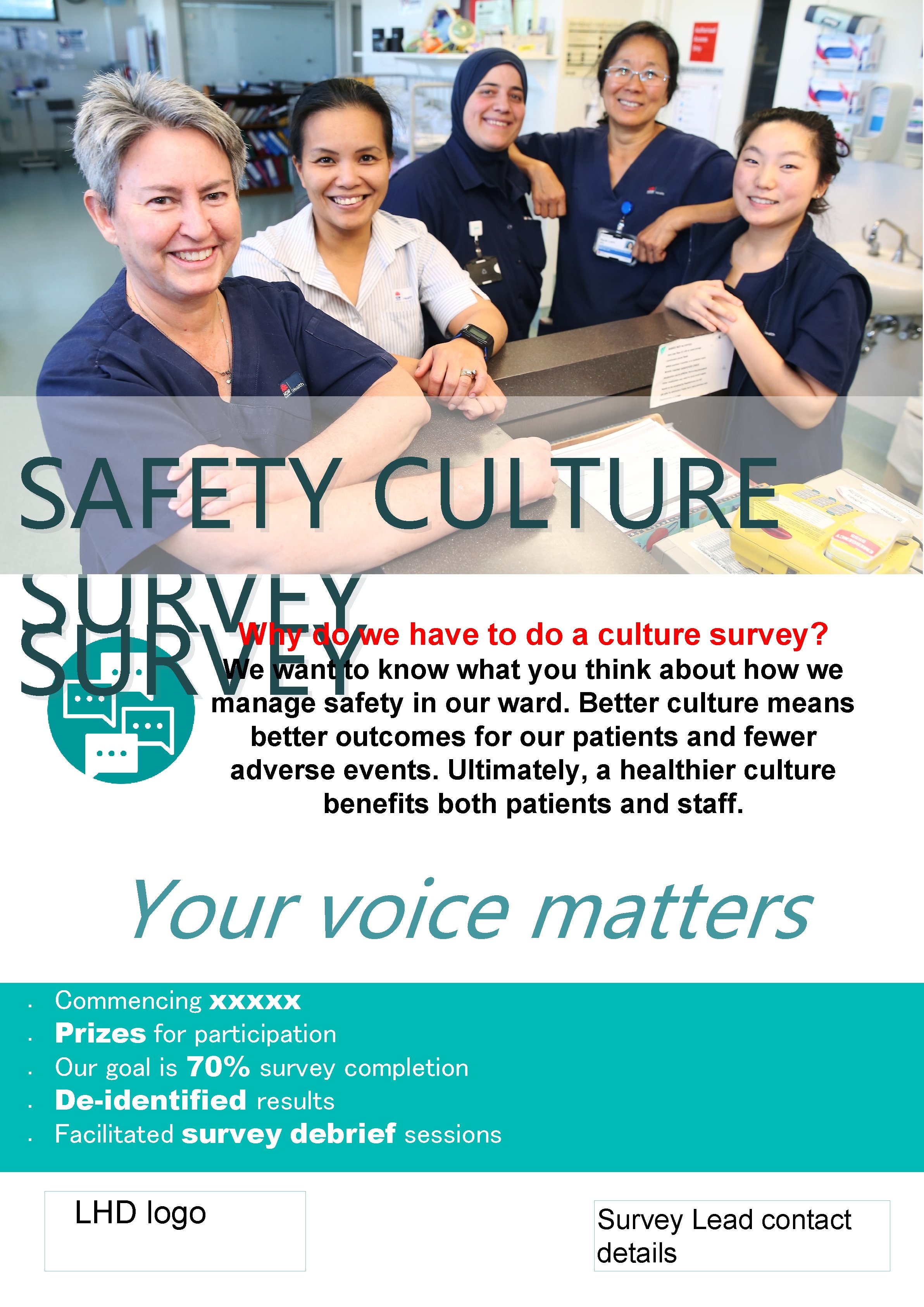 SAFETY CULTURE SURVEY Rd Rd Why do we have to do a culture survey?