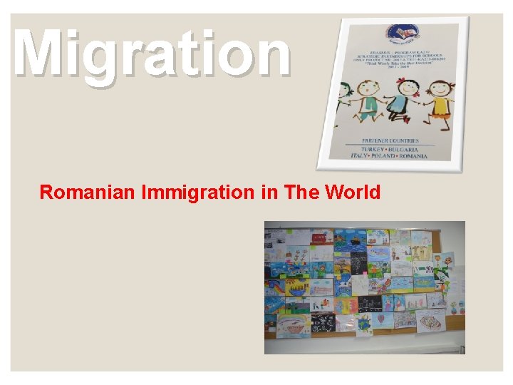 Migration Romanian Immigration in The World 