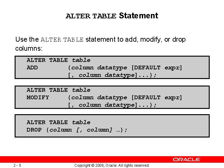 Oracle Alter Table Alter Table Oracle By Microsoft Awarded Mvp Oracle Tutorial Learn In 30sec Wikitechy Sql Tutorial