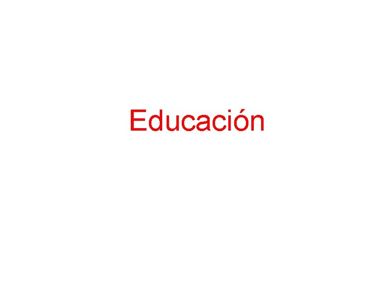 Educación 