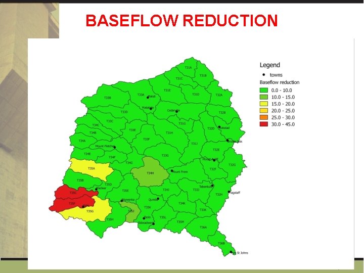 BASEFLOW REDUCTION 