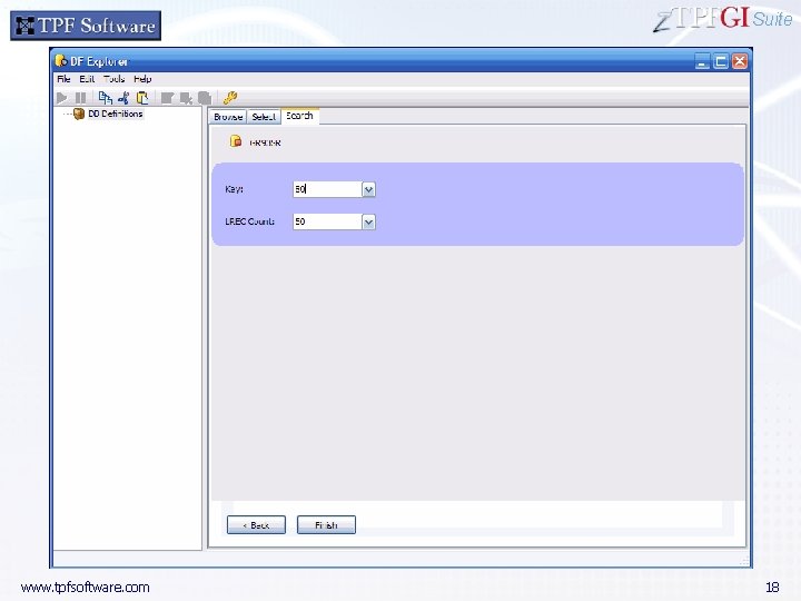 Suite www. tpfsoftware. com 18 