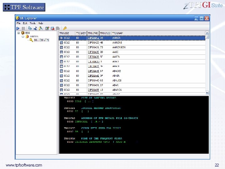 Suite www. tpfsoftware. com 22 
