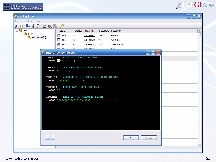 Suite www. tpfsoftware. com 23 