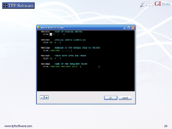 Suite www. tpfsoftware. com 24 