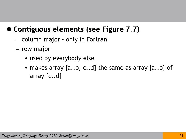 Chap 7 Data Type Programming Language Theory 2011