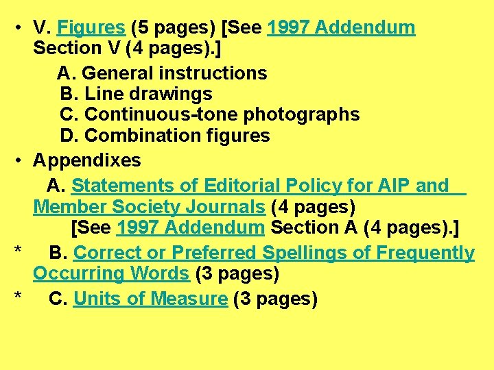  • V. Figures (5 pages) [See 1997 Addendum Section V (4 pages). ]