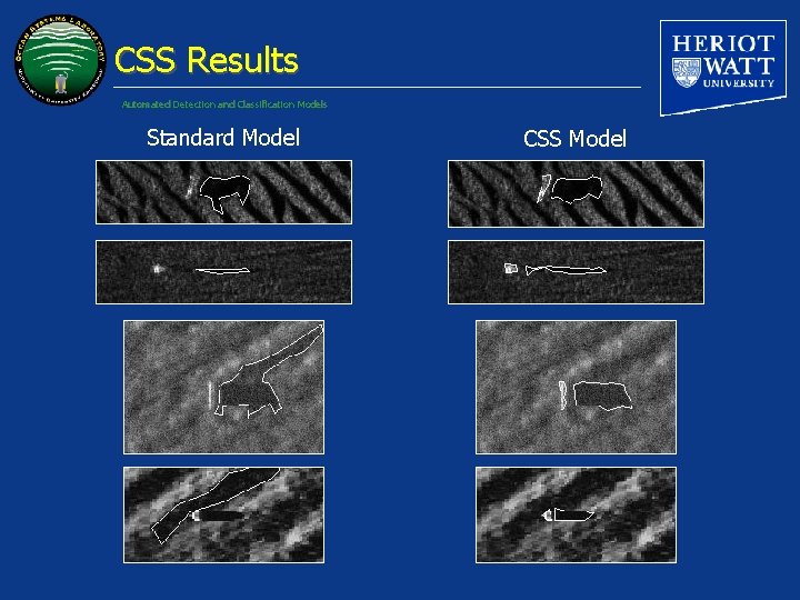 CSS Results Automated Detection and Classification Models Standard Model CSS Model 