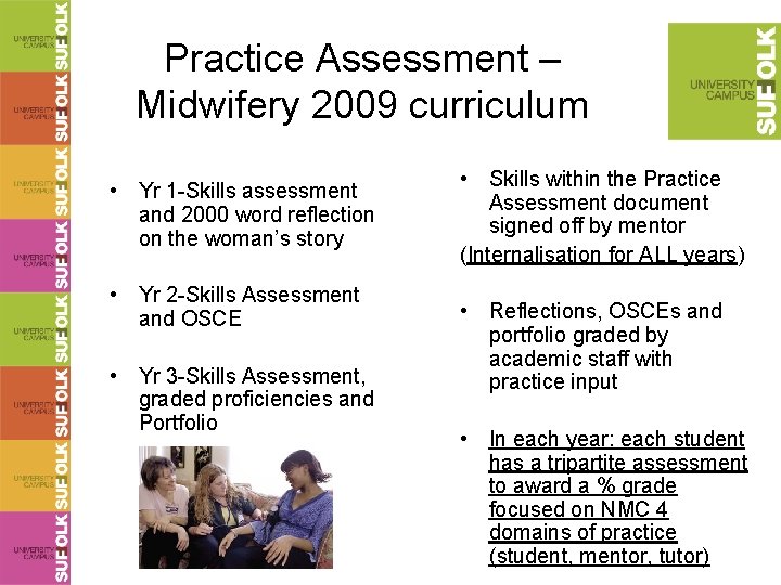 Practice Assessment – Midwifery 2009 curriculum • Yr 1 -Skills assessment and 2000 word